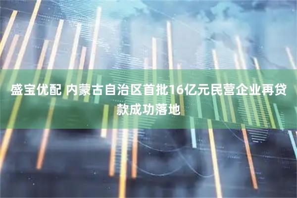盛宝优配 内蒙古自治区首批16亿元民营企业再贷款成功落地
