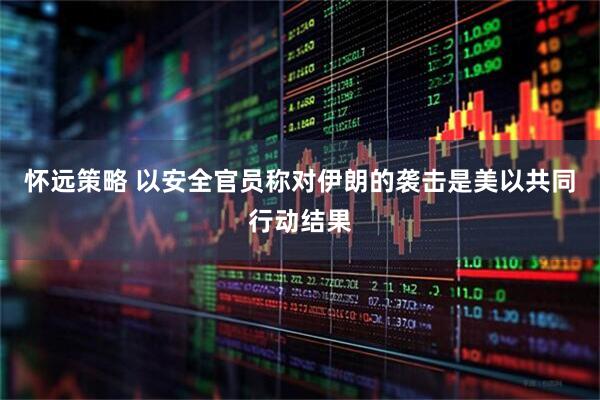怀远策略 以安全官员称对伊朗的袭击是美以共同行动结果